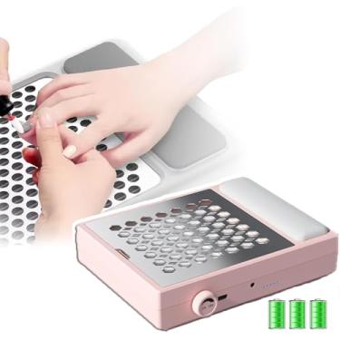 Imagem de Aspirador De Pó Il De Alta Velocidade, Forte Força De Adsorção, Baixo Ruído, Sem Poeira, Filtro Fino, Ajuste De Velocidade Do Botão, Com Almofada De Mão, Pink, Batterytype