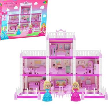 Imagem de Brinquedo Castelo das Princesas, Educativo e Criativo com Bonecas e Mó