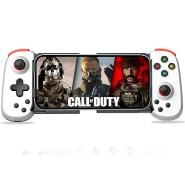 Imagem de Koiiko Controle sem fio para iPhone/Android/PC/iPad/Tablet/Appl Arcade MFi Games/Switch, suporta streaming no console PS/Xbox/PC, joystick de gamepad de jogos na nuvem - Turbo/Dual Motors