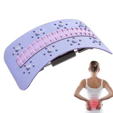 Imagem de Rrlihjgu Dispositivo para Estalar as Costas, Estiramento Dorsal com Massagem Magnética, Equipamento de Estiramento Dorsal para Dormitório Viagem Sala Quarto Escritório Doméstico