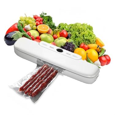 Imagem de Máquina seladora a vácuo LaType 2025 para armazenamento de alimentos – Sistema compacto e automático de vedação a ar com tecnologia à prova de vazamento | Economia de alimentos para carne, legumes