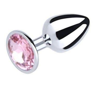 Imagem de Plug Anal Tamanho M Estimulador Aço Inox com Joia Sex shop - Gtoys