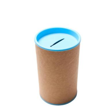 Imagem de 15 un. Cofre De Papelão Colorido - Cofrinho 10x6 - M&Ca Plásticos, Azu