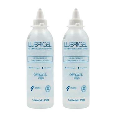 Imagem de KIT 02 UNIDADES - Gel Lubrificante Íntimo para Exames Lubrigel 250g (C
