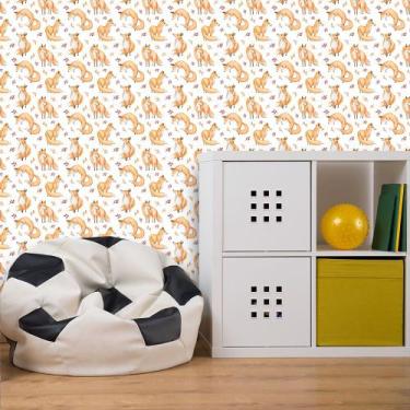 Imagem de Papel de Parede Adesivo - Raposa - Animais - 354ppi - Allodi