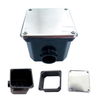 Imagem de Caixa Passagem Tampa Inox - Verão