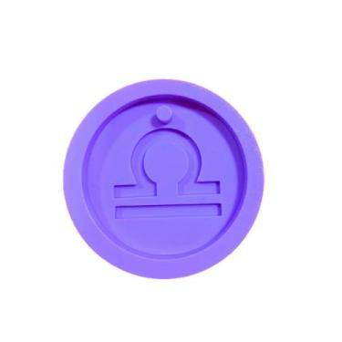 Imagem de R158 Molde de silicone signo Libra chaveiro resina decorar - confeitar