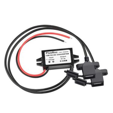 Imagem de Módulo DC-DC Step Down conversor impermeável de 12V/24V para 5V - Plus