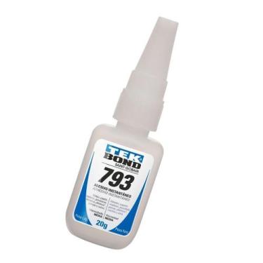 Imagem de Cola Instantânea Tek Bond 793 20G Acrigel Postiça Incolor - TEKBOND