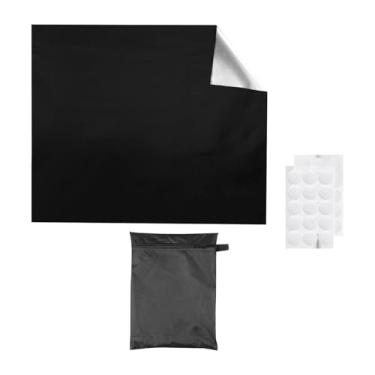 Imagem de ＫＬＫＣＭＳ Cortina blackout portátil, cobertura para janelas blackout, bloqueio de luz para trailers, privacidade, corte em qualquer tamanho/formato, persiana