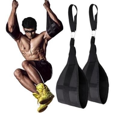 Imagem de Pulseira suspensa com alças abdominais para exercícios de ginástica co