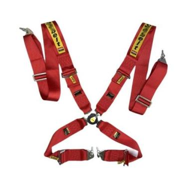 Imagem de Cinto De Segurança Universal Vermelho De 3 Polegadas Com Liberação Ráp