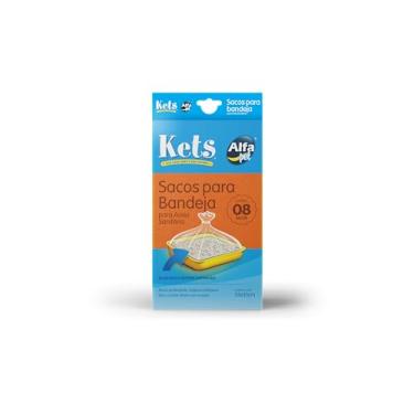 Imagem de Saco para Bandeja para Areia Sanitária, Pacote com 8 Unidades, Linha Kets, Alfapet.