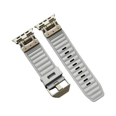 Imagem de Pulseira De Silicone Macia Para Apple Watch Ultra 2 49mm 45mm 44mm 42m