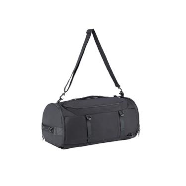 Imagem de Bolsa de ginástica 3 em 1, bolsa esportiva com compartimento separado para sapatos, mochila de viagem militar para homens e mulheres, bolsa de viagem para acampamento, treino, fitness, Preto