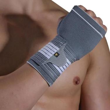 Imagem de Munhequeira De Pulso Gold Sports Pro Tendinite de Compressão Com Banda