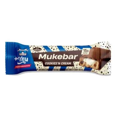Imagem de Barrinha de Proteína Muke Mukebar Sabor Cookies`n Cream 60g