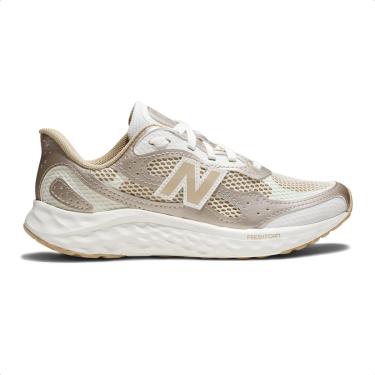 Imagem de Tenis New Balance Fresh Foam Arishiv4 Feminino, Bege/Branco Off, 37