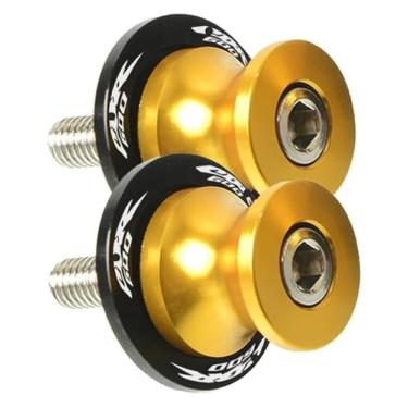 Imagem de Carretéis deslizantes de motocicleta de 8 mm compatíveis com Hornet CBR600 RR CBR600RR CBF600 S 600 CBF 500 2003-2018 (8 mm dourado)