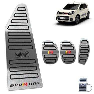 Imagem de Pedaleira Manual + Descanso Uno Sporting 2011 A 2018 Preto