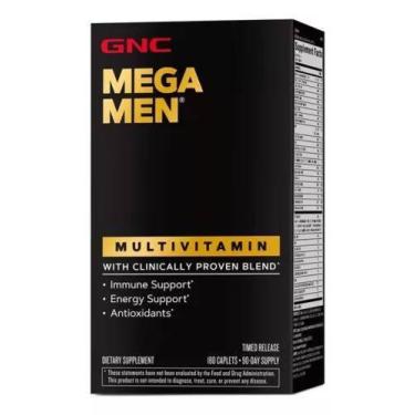 Imagem de Gnc Mega Men 180 Cápsulas Multivitamínico Importado - Sku 1201