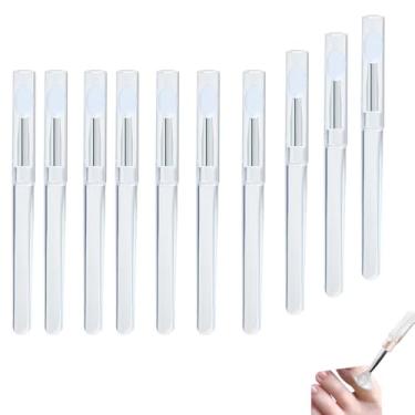 Imagem de DeaHea Pacote com 10 pincéis medicinais para esfregar, aplicar pomada medicinal nas orelhas dos pés e cabelos