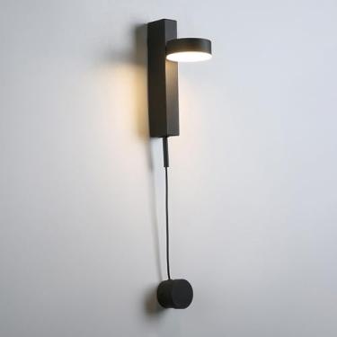 Imagem de Luminária de parede ajustável LED Luminária de parede geométrica com interruptor Luminária de parede moderna para leitura Luminária de parede com fio de 9 W Iluminação de parede para sala de
