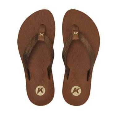 Imagem de Chinelo Kenner Kyra Slim Feminino Marrom 35