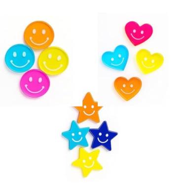 Imagem de Frasco de recompensa magnético, frasco de recompensa personalizado Smiley Tokens para crianças, DIY, frasco de recompensa de sala de aula, ferramenta de gerenciamento de sala de aula, frascos de