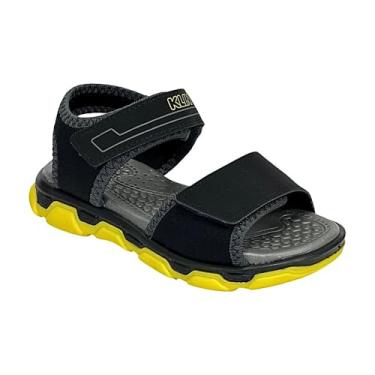Imagem de Sandália Klin Papete Thor 298033 Preto/Grafite/Amarelo