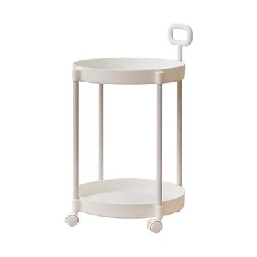 Imagem de Mesa auxiliar mesa de centro pequena para casa, mesa de cabeceira simples, sofá móvel, mesa auxiliar, mesa de canto simples, mesa pequena, prateleira para mesa de chá para varanda mesa auxiliar para