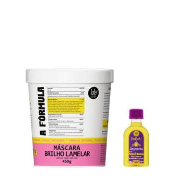 Imagem de Kit Lola A Fórmula Máscara 450ml e Pinga! Óleo de Pataúa e Moringa 50m