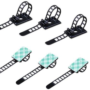 Imagem de Mesa de gerenciamento de cabos, organizador de fios, abraçadeiras, 200