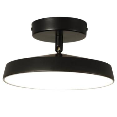 Imagem de Plafon Led Ret Redondo Preto Ø23Cm 3000K E 6000K 9W - 4000K 18W - Pz-1070/230 Bk