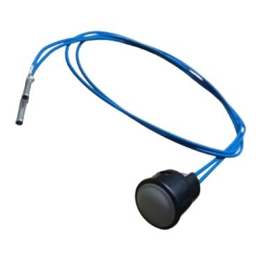 Imagem de KAIYUEMAOYI Conjunto de Botões de Joystick, Peça de Interruptor, Alça de Controle, Acessório de Montagem em PP, Adequado para Operadores de Máquinas, Botão Cinza, Tamanho real