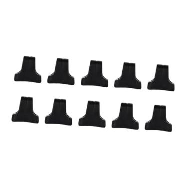 Imagem de Dynwave 10 Peças Cordas de Amarração de Segurança, Acessórios Pretos, Cordas de Mosquetão de Escalada