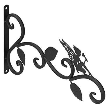 Imagem de RiToEasysports Ganchos de Plantas Pendurados, Suporte de Parede de Ferro Forjado para Decoração de Jardim Interno e Externo, Suporte Elegante e Durável para Plantadores e Lanternas