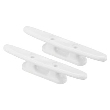 Imagem de Chuteira de nylon para doca de barco de 10 cm, pacote com 2, canoas, caiaques, pequenos prendedores de corda para convés marítimos, canoas, caiaques, decoração, branca