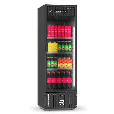 Imagem de Expositor Vertical Resfriados Refrimate 570 Litros Porta Vidro Preto 220V VCM570PVB