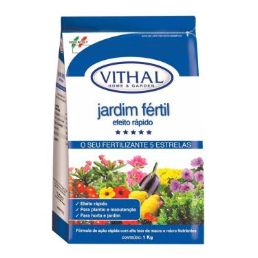 Imagem de Fertilizante Jardim Fértil Efeito Rápido Vithal - 1kg