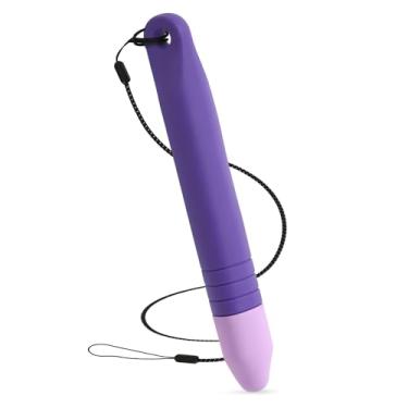 Imagem de Caneta Stylus amigável para telas sensíveis ao toque, caneta Stylus capacitiva com cordão, caneta Stylus Stylus Crayon para dispositivos com tela sensível ao toque, smartphones, tablets (roxa)