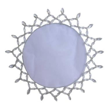 Imagem de 2X Cobre Copo Ou Jarra Bordado Pedrarias Transparente Luxo