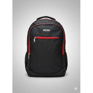 Imagem de Mochila Grande Escolar Nylon Impermeável Reforçada iPad Notebook Execu