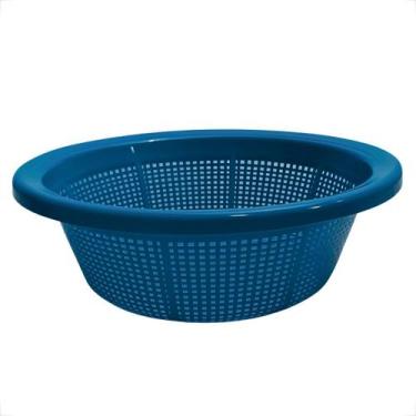 Imagem de Kit 10 Escorredor Macarrão Lavador Arroz Lava Tudo Multiuso 27x12cm Pl