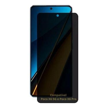Imagem de Película Privacidade Para Xiaomi Poco X6 5g E X6 Pro Fosco - Arcanjo-M