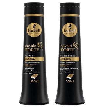 Imagem de Kit Cavalo Forte Shampoo e Condicionador 500ml - Haskell