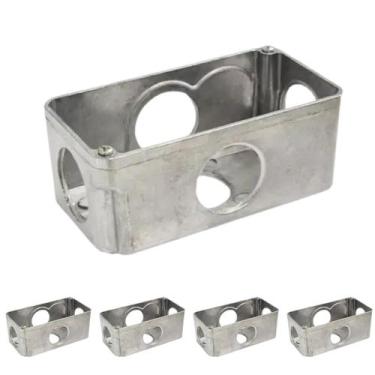 Imagem de 5 Condulete Múltiplo Modelo X Medida 1 1/2 em Alumínio Sieg