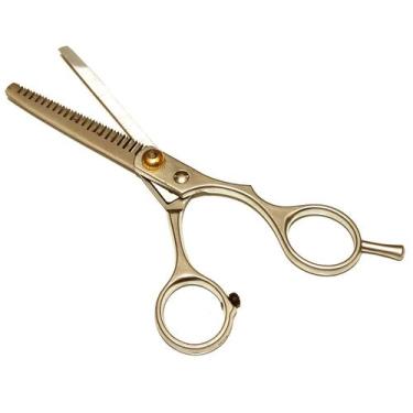 Imagem de Tesoura Desfiadeira De Fios Pequena Cabeleireiro E Barbeiro - NAVY+PRO