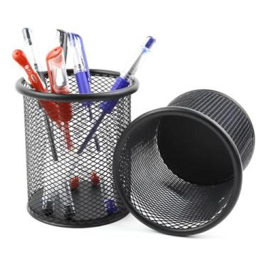 Imagem de Porta Caneta Treco Lápis Aramado Organizador Para Escritório Papelaria