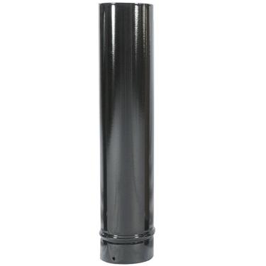 Imagem de Cano para Chaminé Venax Esmaltado Preto 1/2 Metro 110 Mm  7592